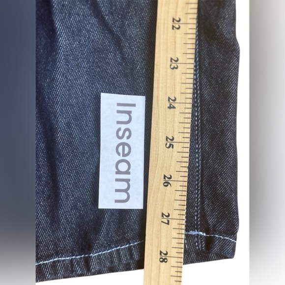 ASOS Denim Jumpsuit Women’s Size US 6 UK 10 Blue Balloon Sleeve Tapered Waist - Picture 8 of 11